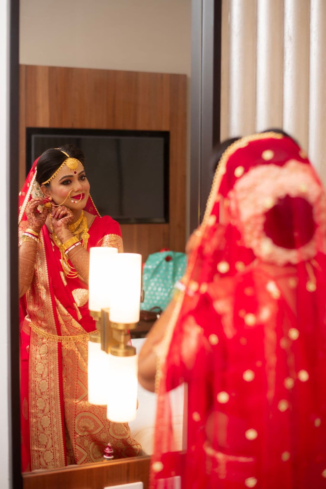Laal Rajmahal — Kadwa Bridal saree